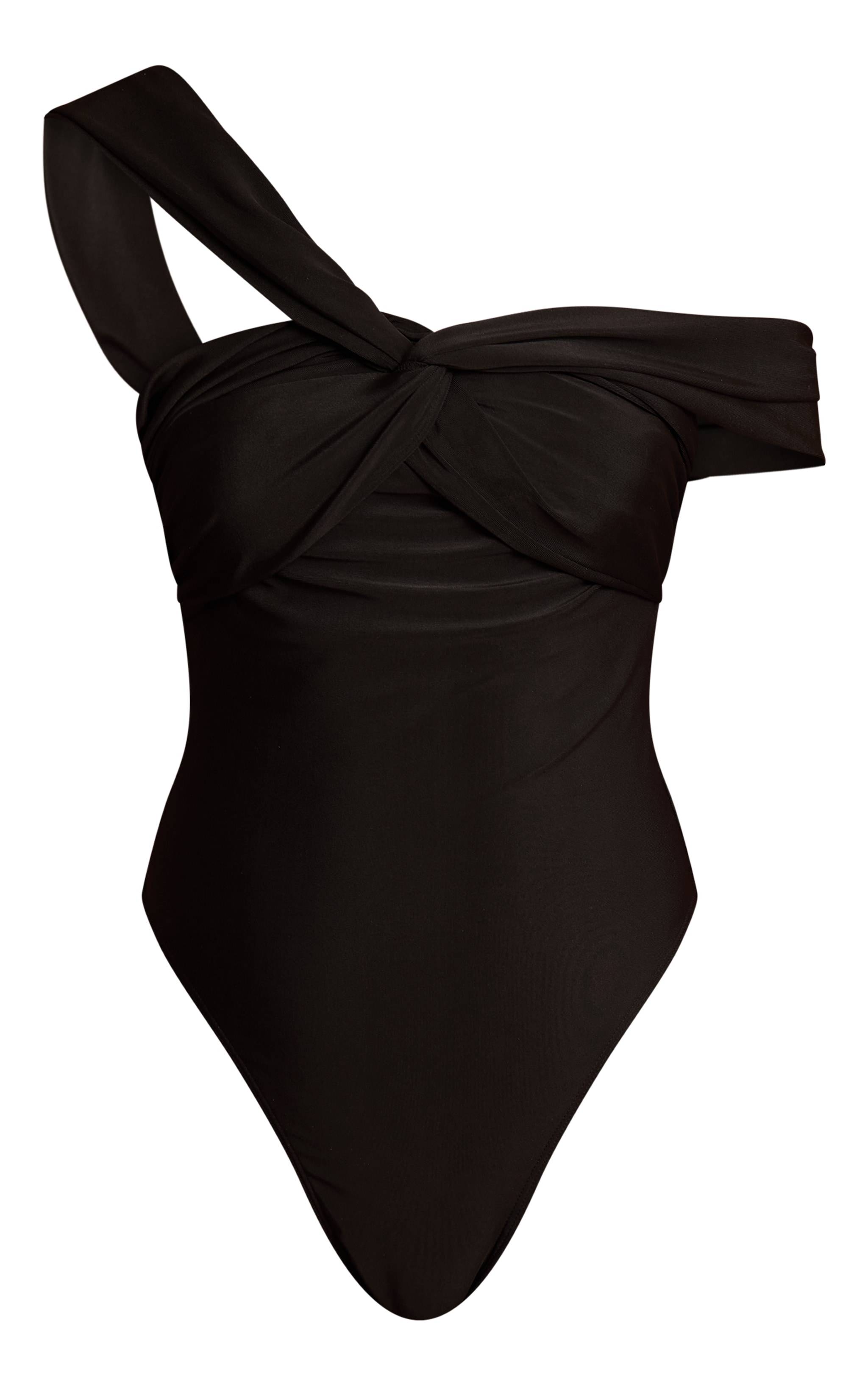 Black Ruched Bust Swimsuit image 5