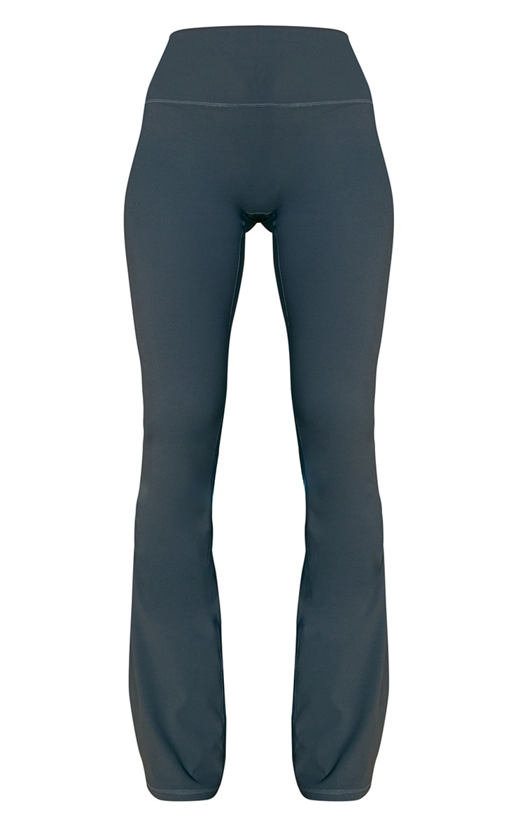 Midnight Blue Sculpt High Waist Flare Yoga Pants image 6