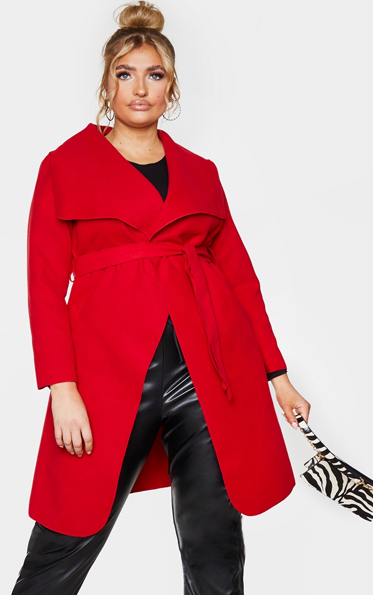 oversized waterfall duster coat