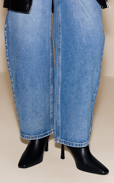 Bottines en PU noir froncées à bouts ciselés