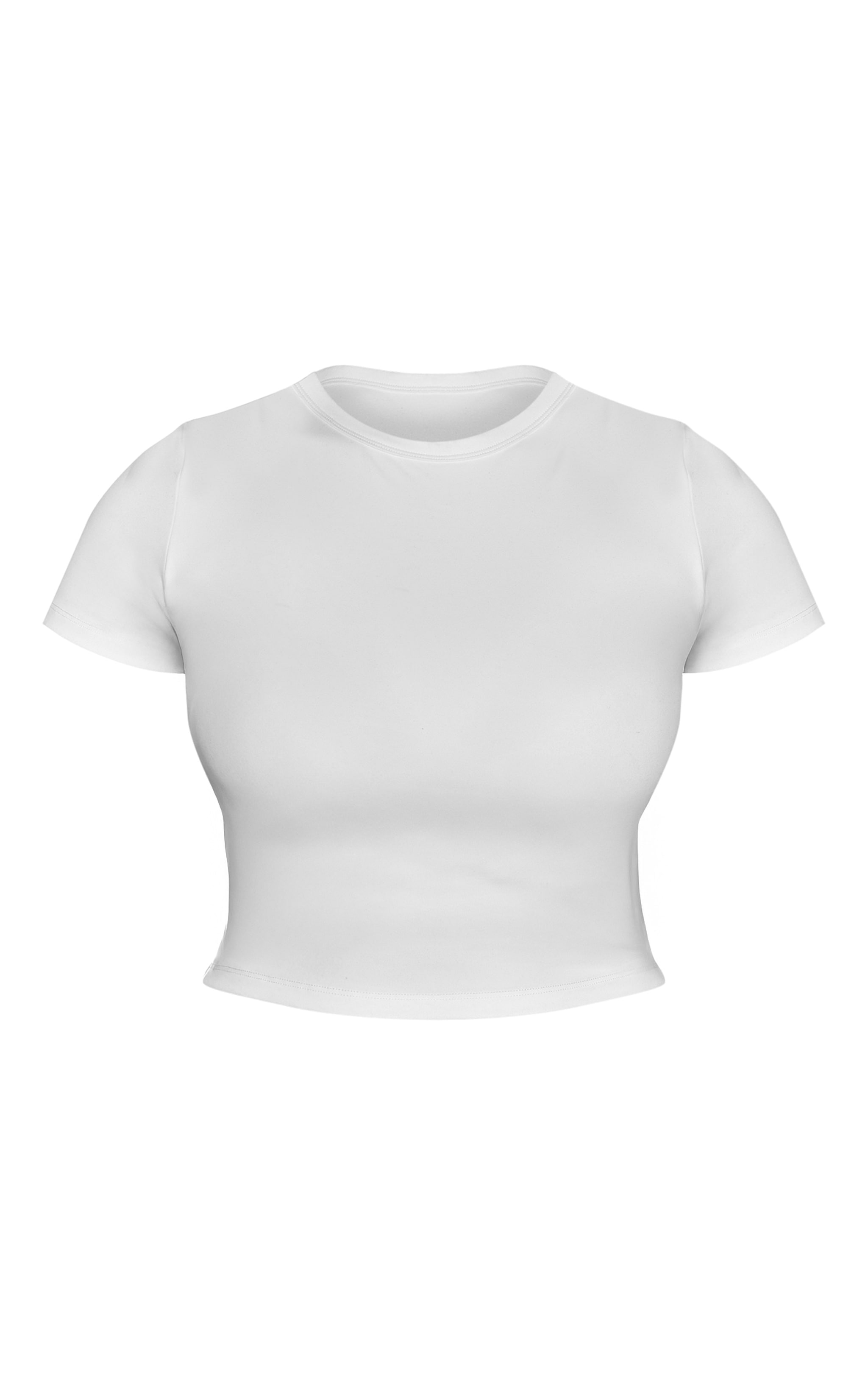 Shape White Built In Bra Sculpt Short Sleeve T-shirt image 5