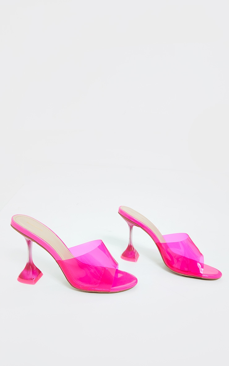 hot pink wide fit heels