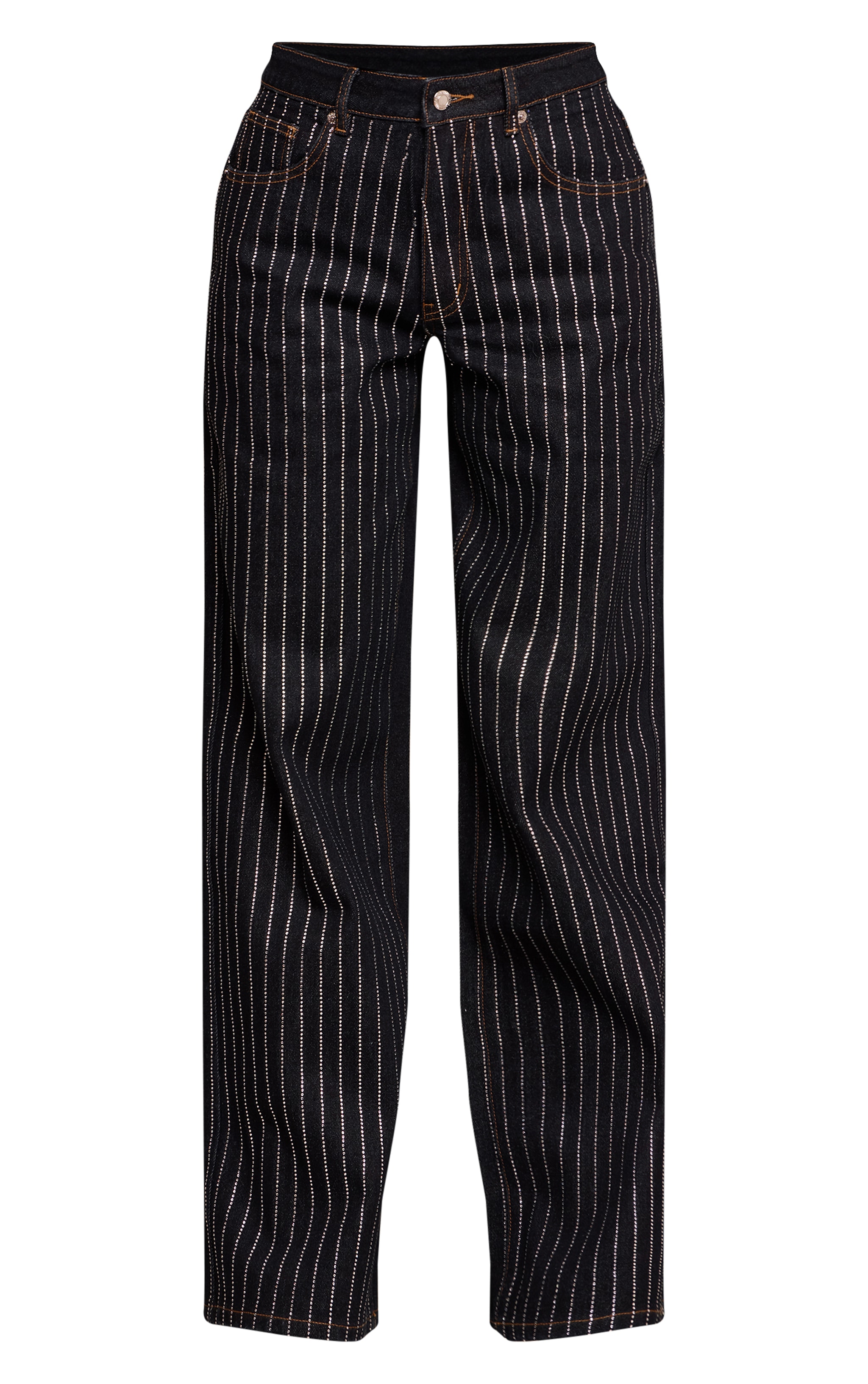 Indigo Diamante Striped Jeans image 5