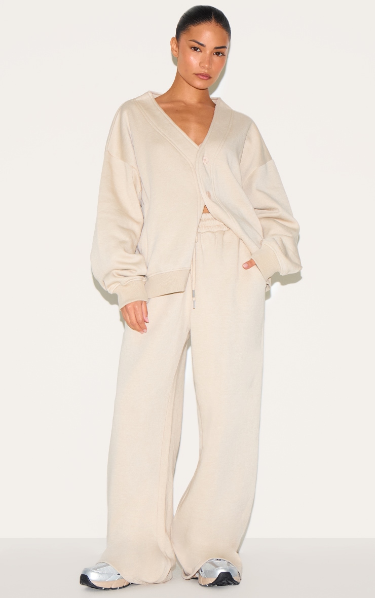 Petite Stone Draw String Wide Sweatpants image 1