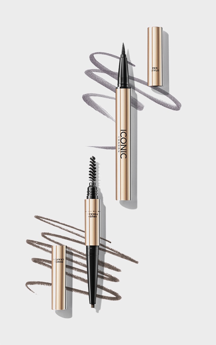 Iconic London Trio à sourcils Precision Brow Definer Cool Brown image 2