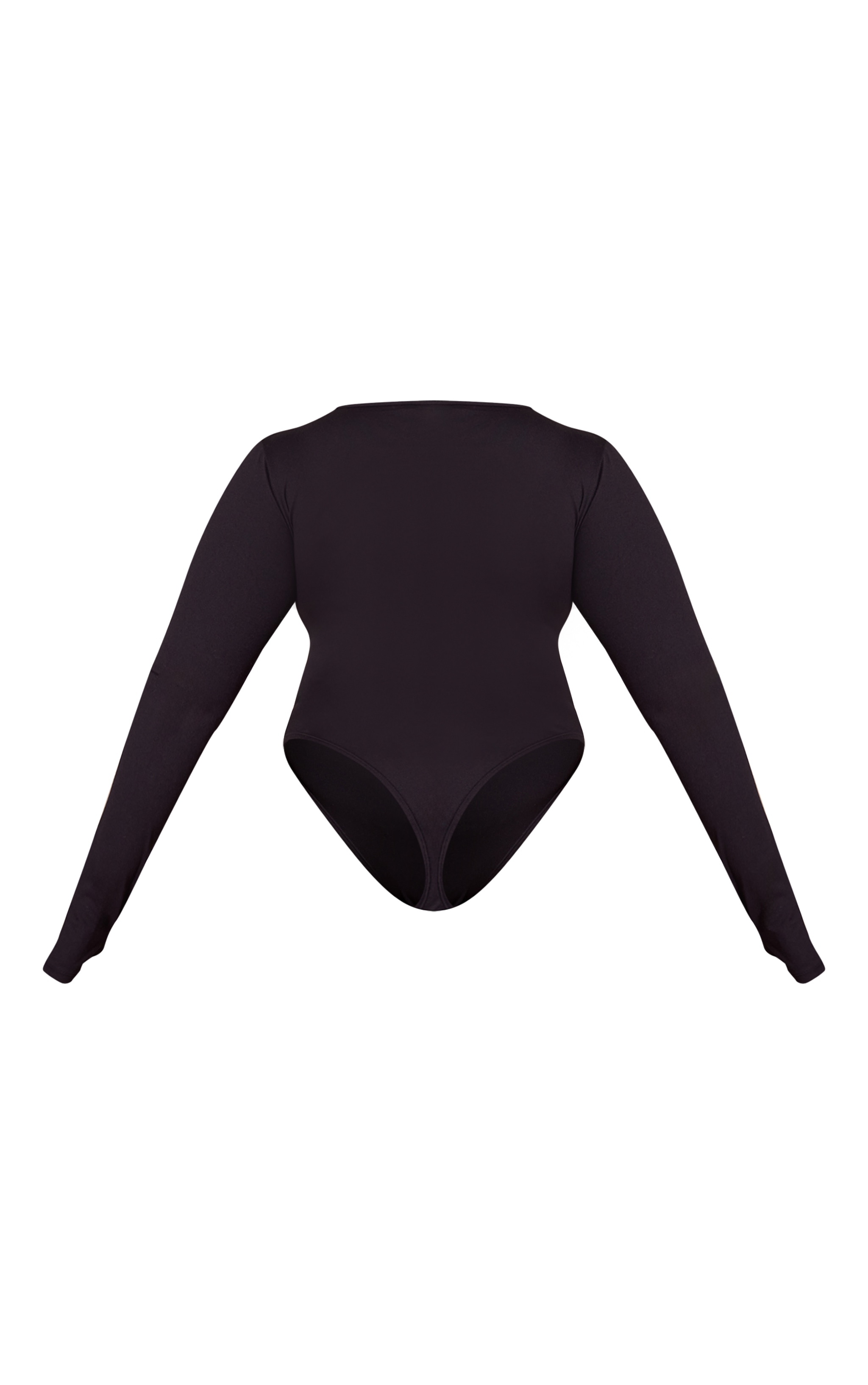 Plus Black Sculpt Long Sleeve Bodysuit image 6