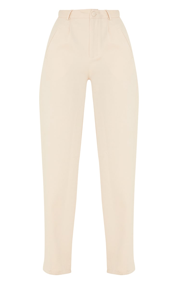 Stone Woven Pleat Detail Wide Leg Pants image 5
