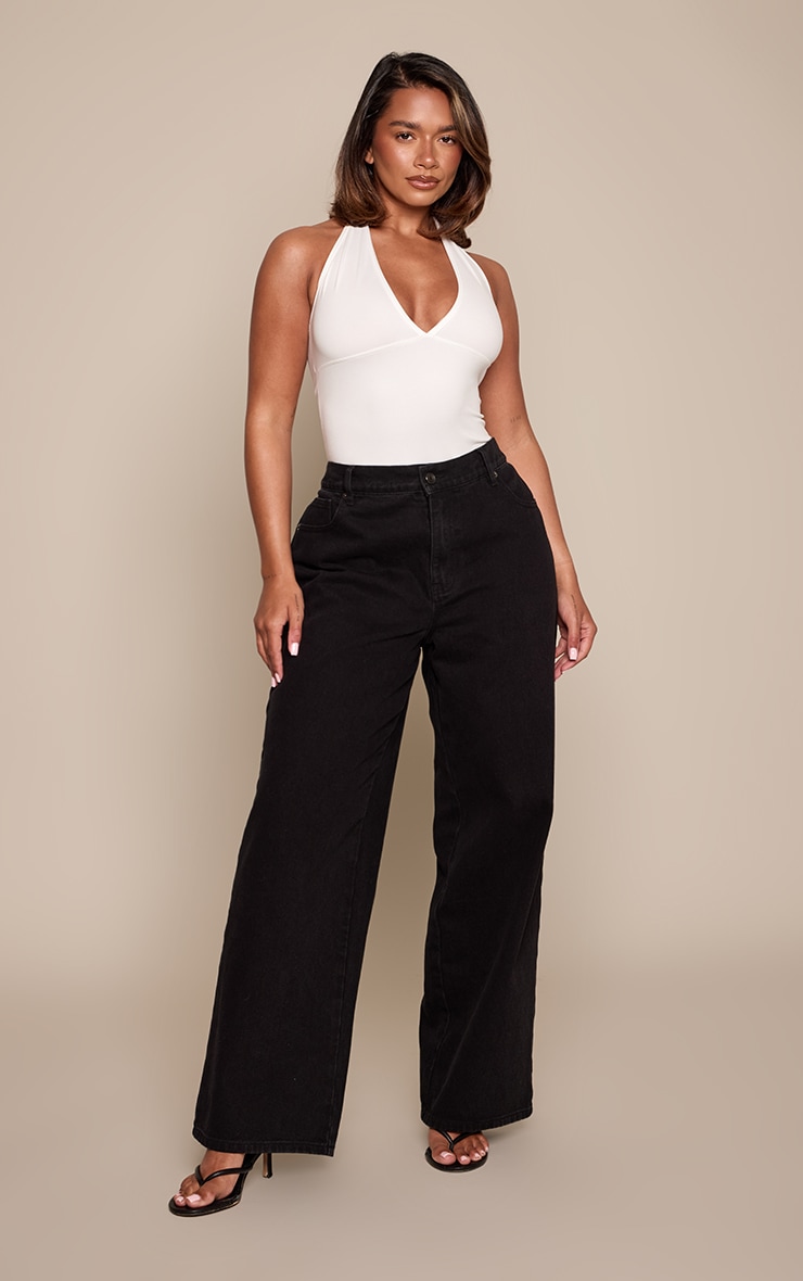 Shape White Sculpt Halter Neck Bodysuit image 3