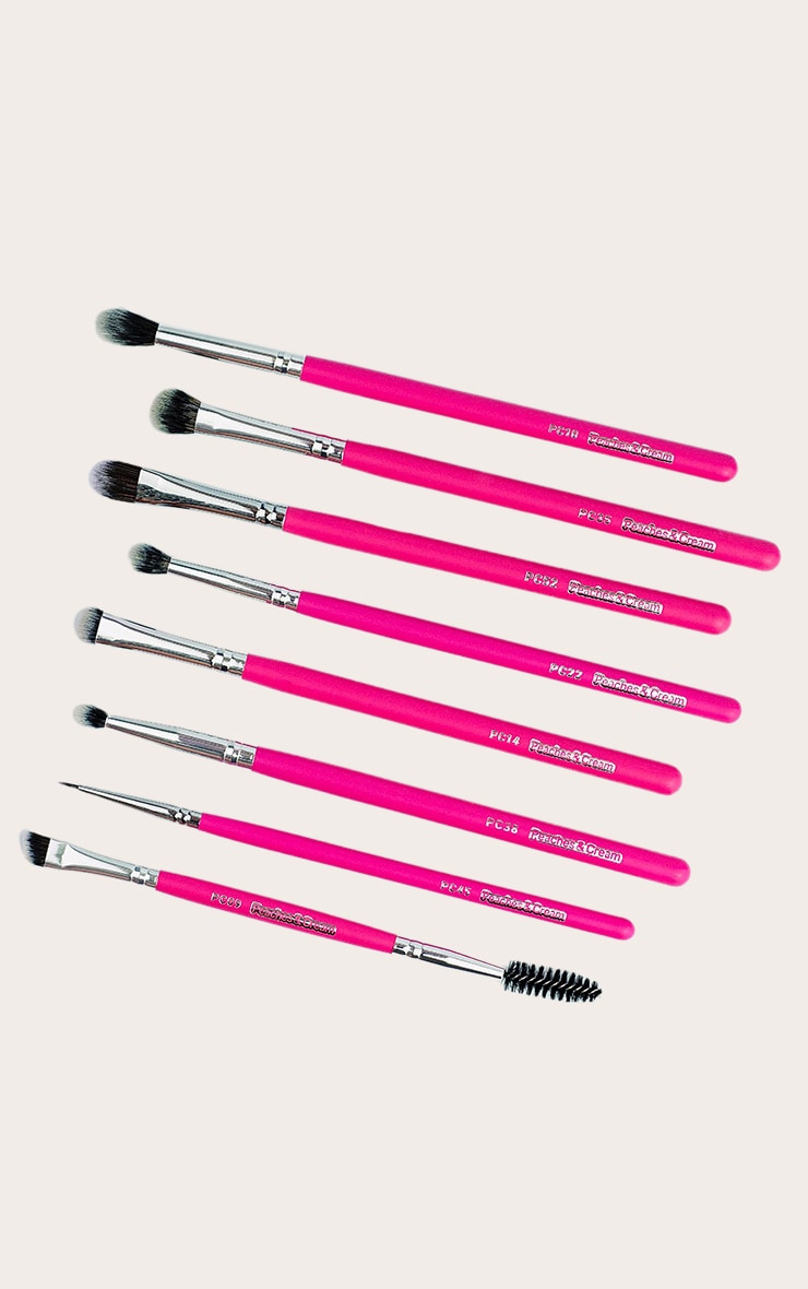 Peaches & Cream Essential 8 Piece Eye Brush Set image 6