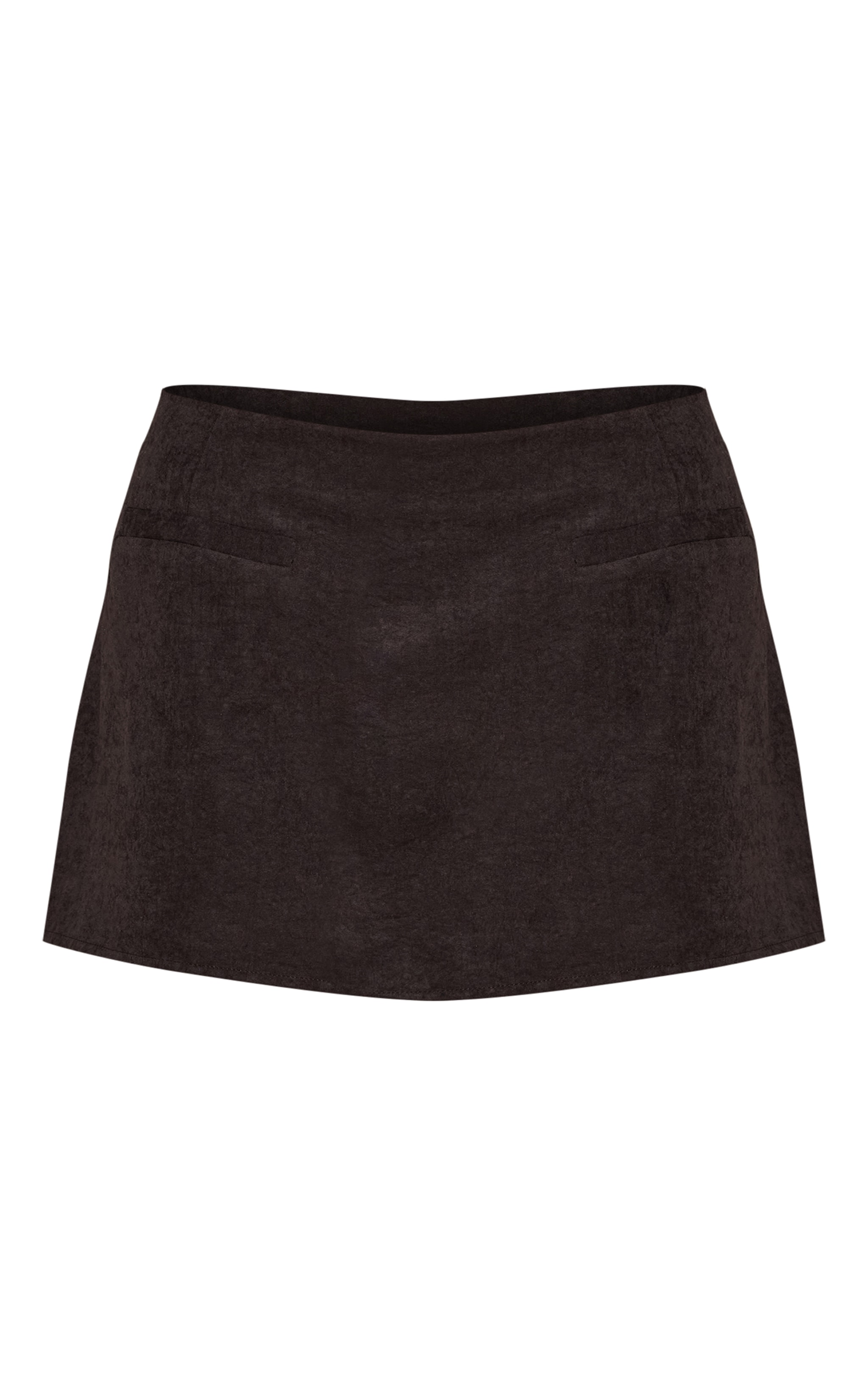 Black Peachskin Skort image 6