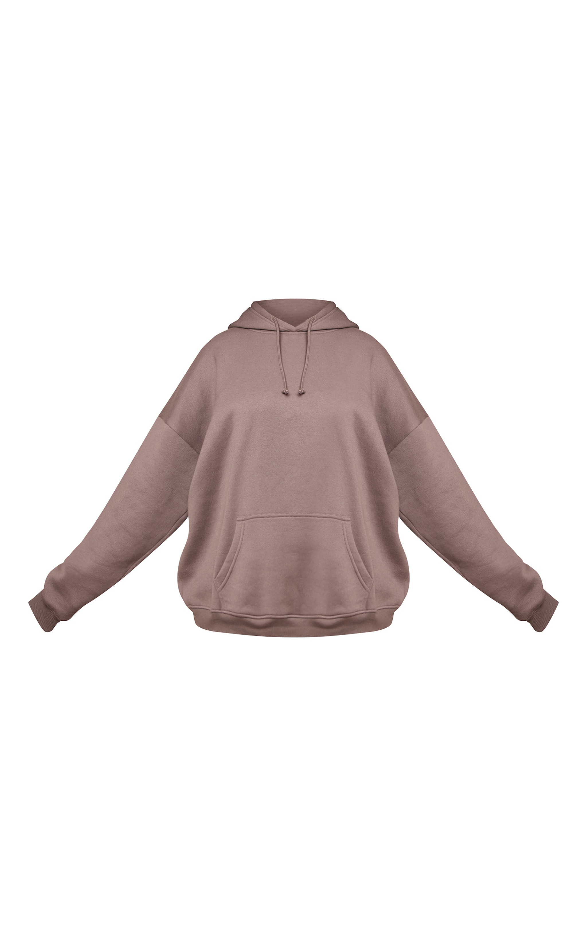 Shape PRETTYLITTLETHING Charocal Grey Chocolate Hoodie image 5
