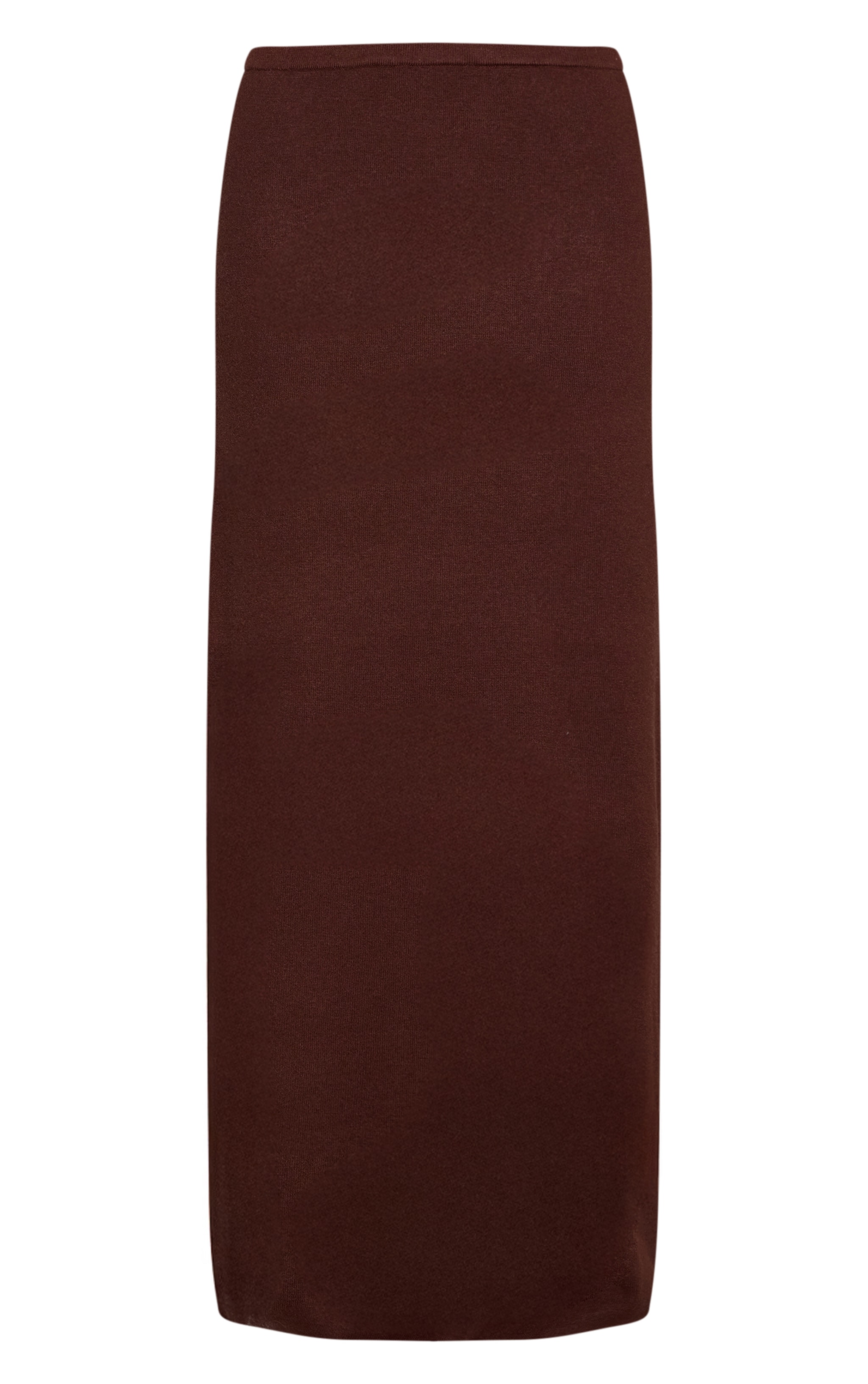 Chocolate Knitted Maxi Skirt  image 5