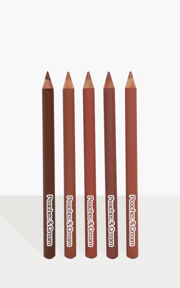 Peaches & Cream Hold The Line 5 Pack Lip Liners PrettyLittleThing USA