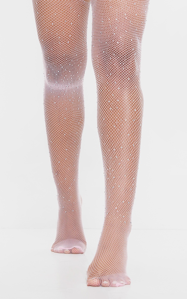 Pink Fishnet Tights