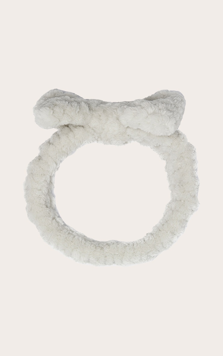 Revolution Skincare Grey Makeup Headband image 2