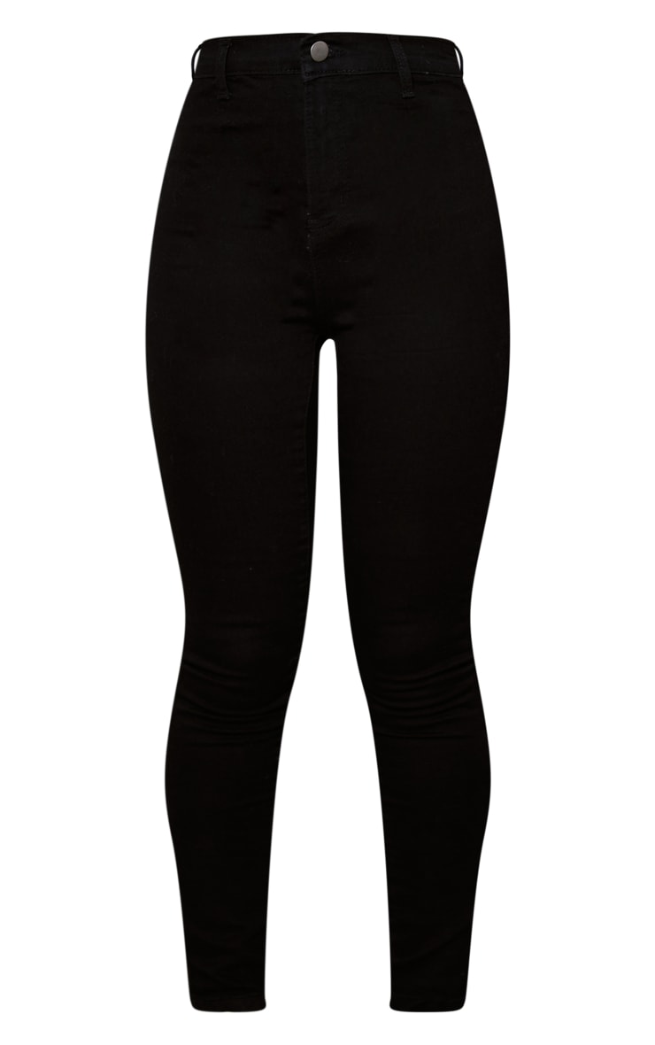 Black Mid Rise Jegging Jean image 5