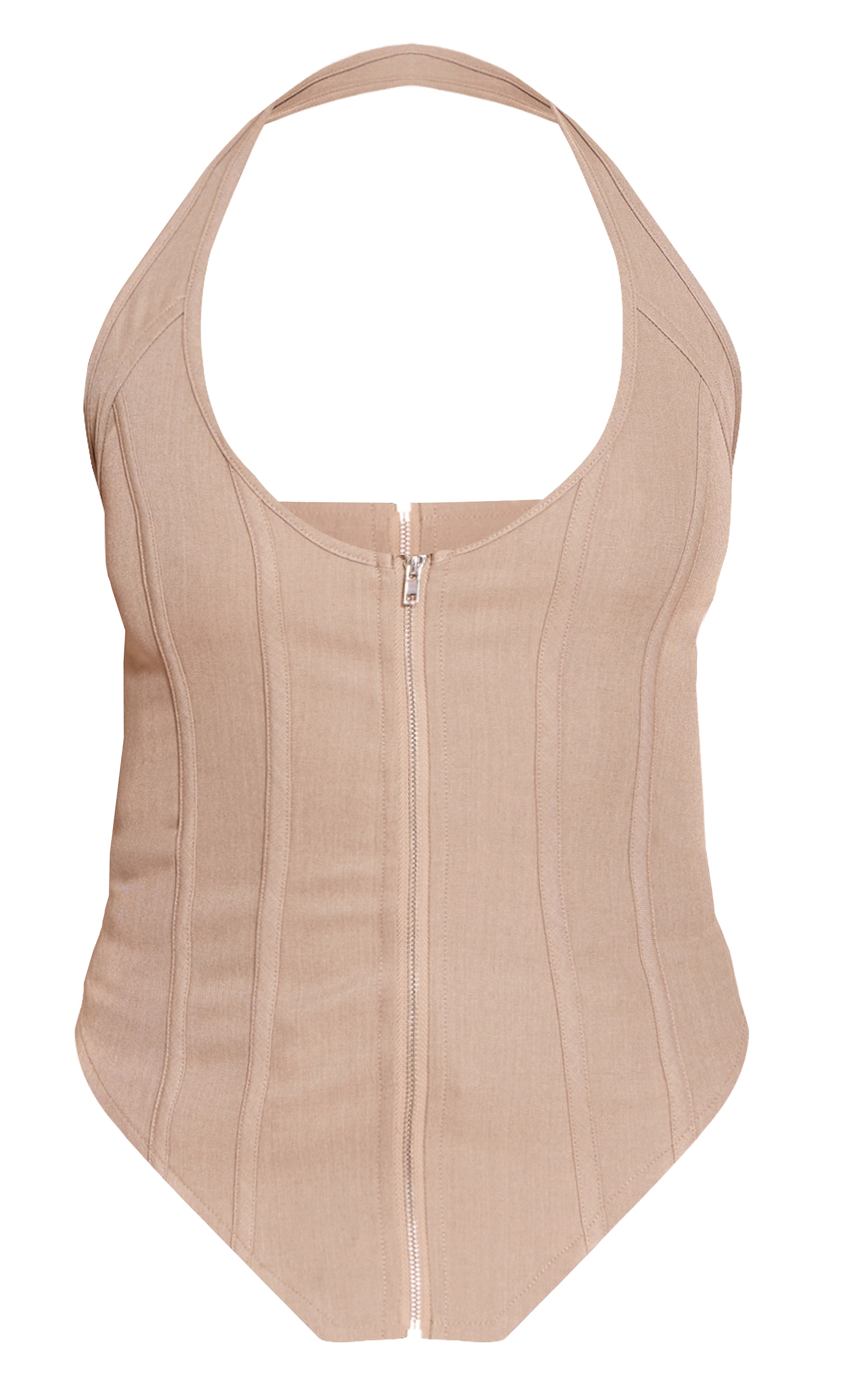 Mushroom Boned Dip Hem Corset image 5