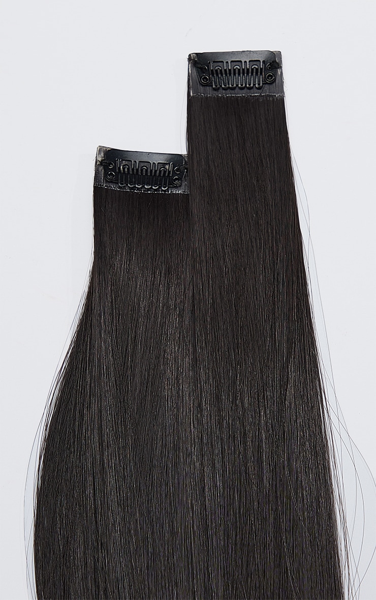 Lullabellz Extensions pour encadrer le visage à clips 55cm Raven image 3