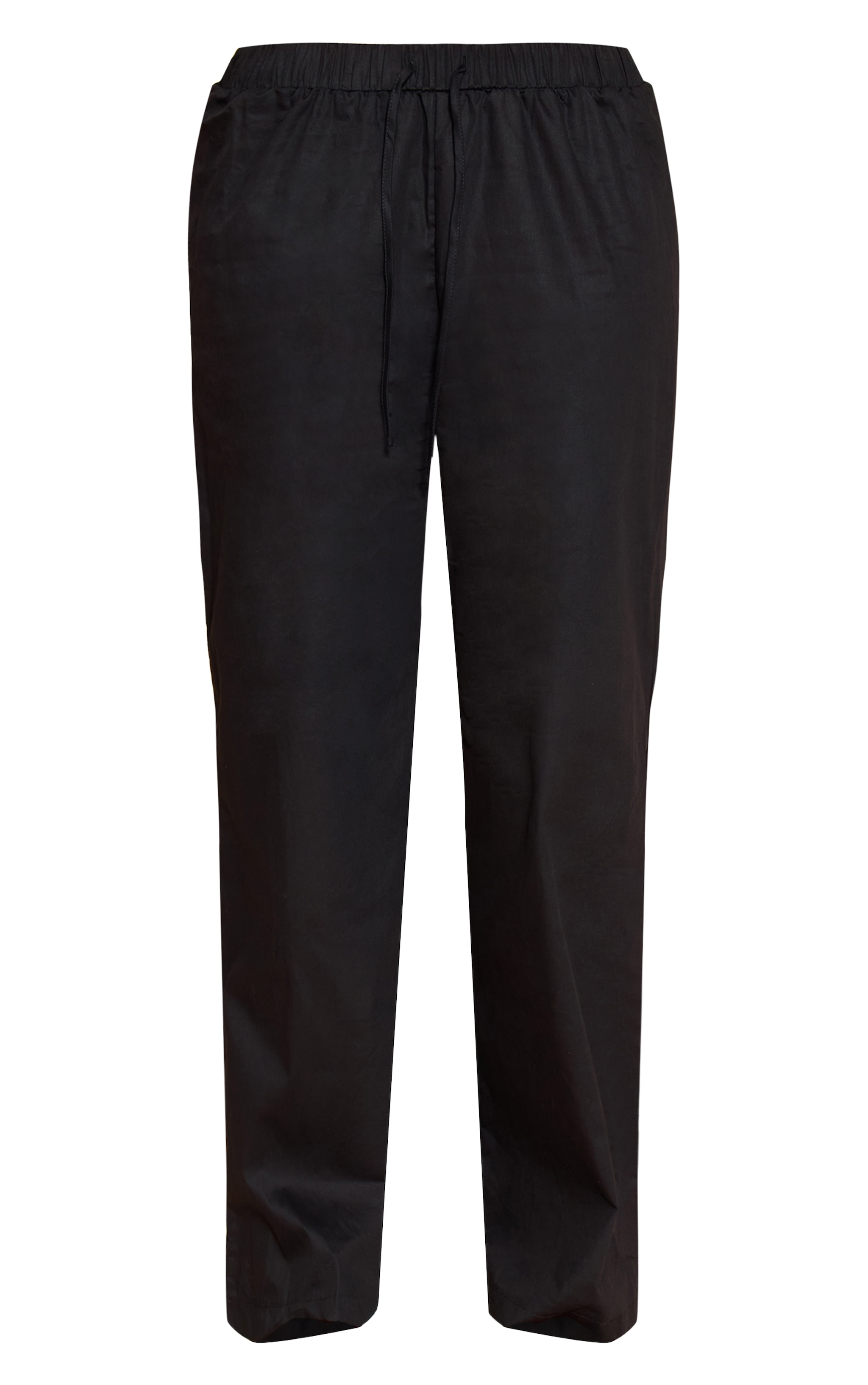 Shape Pantalon large noir à rayures et taille élastique image 5