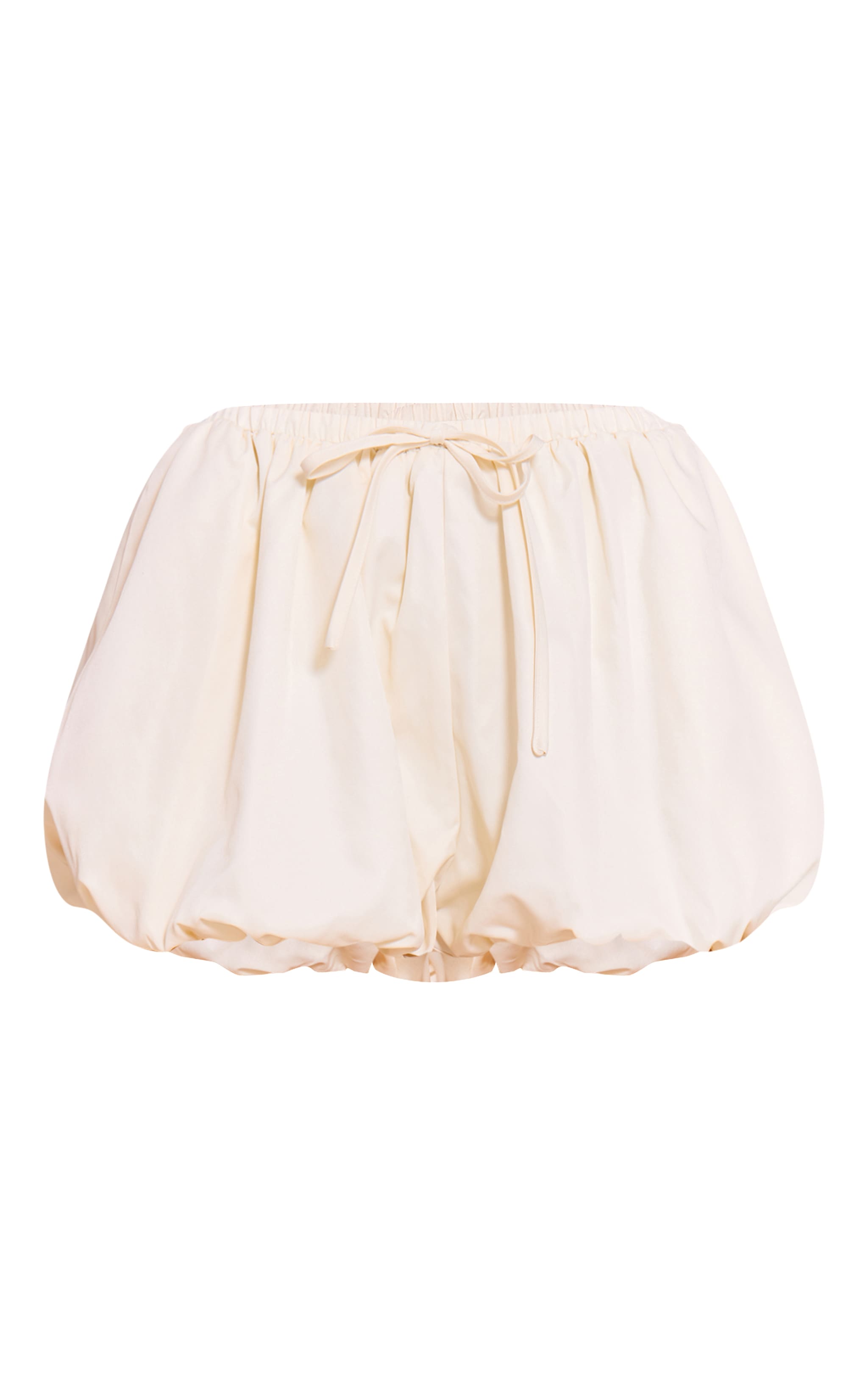 Cream Puffball Drawstring Shorts image 6