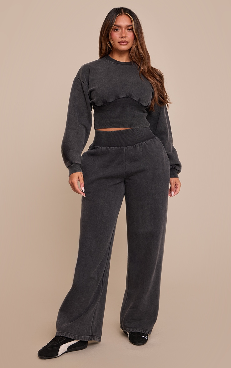 Shape Charcoal Cinched Waist Jogger image 1