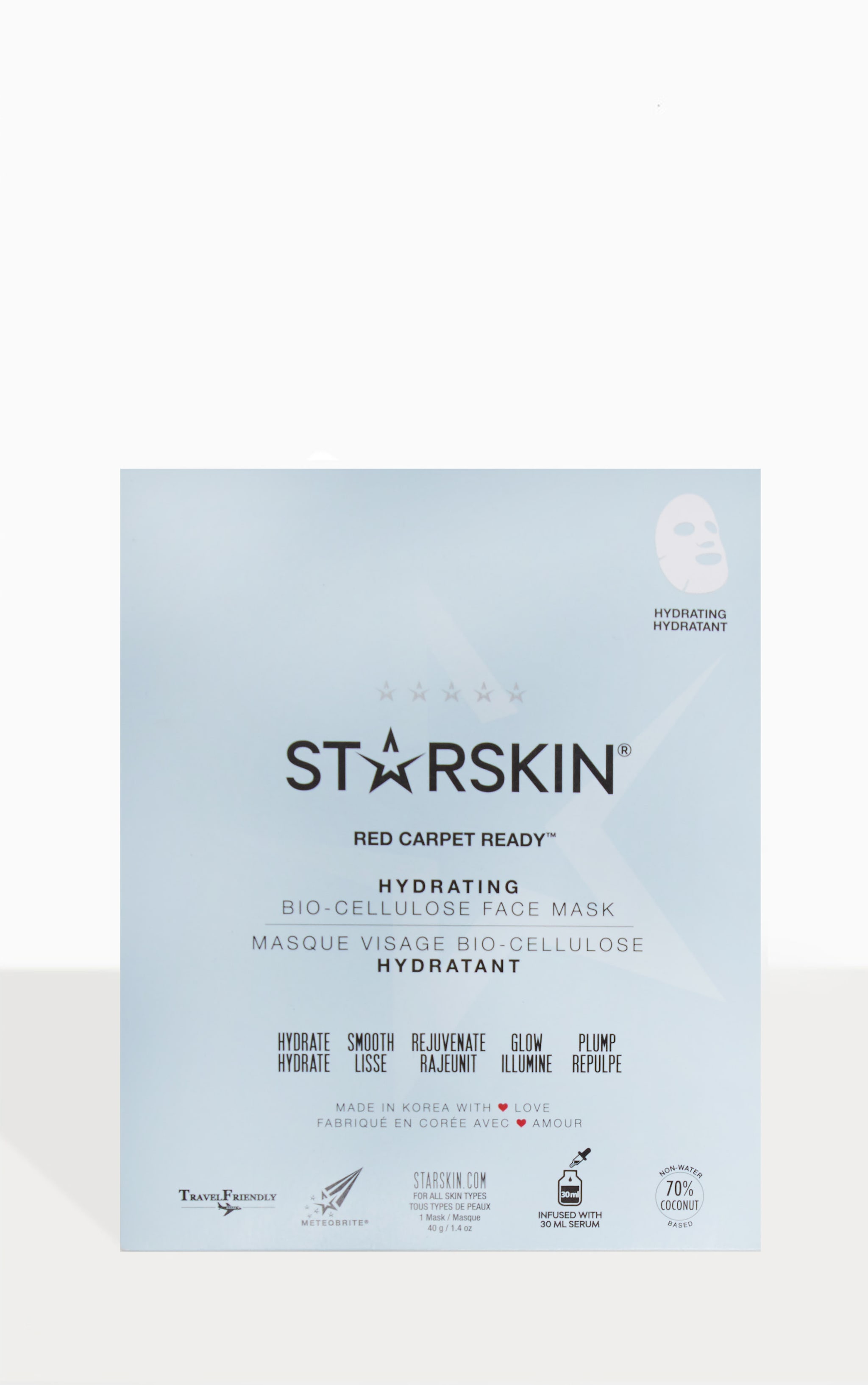 Starskin Red Carpet Ready Hydrating Coconut Bio Cellulose Face Mask