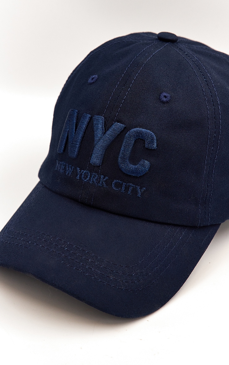 Vintage Navy Embroided Baseball Cap image 4