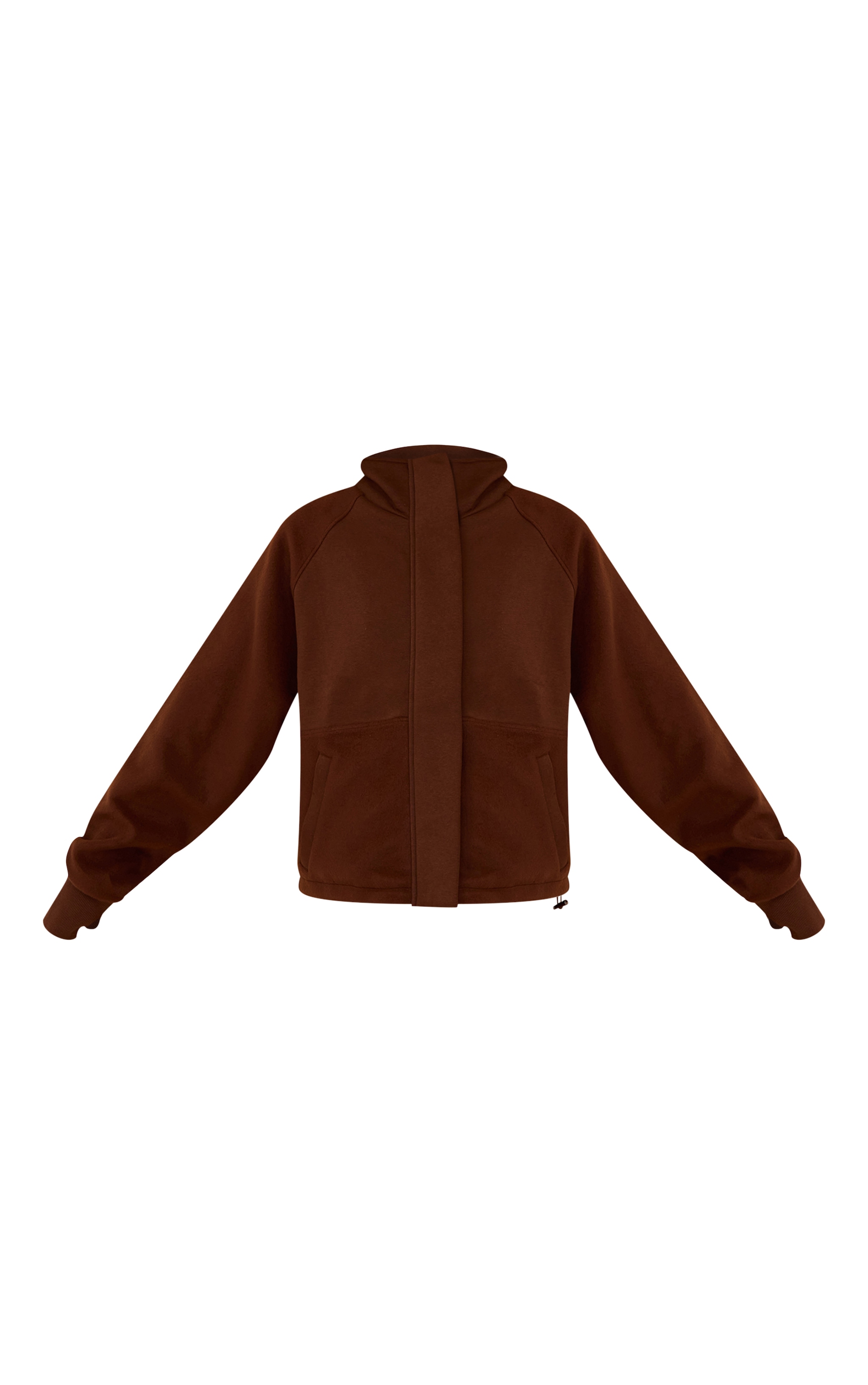Brown Full Zip Through Fleece image 5