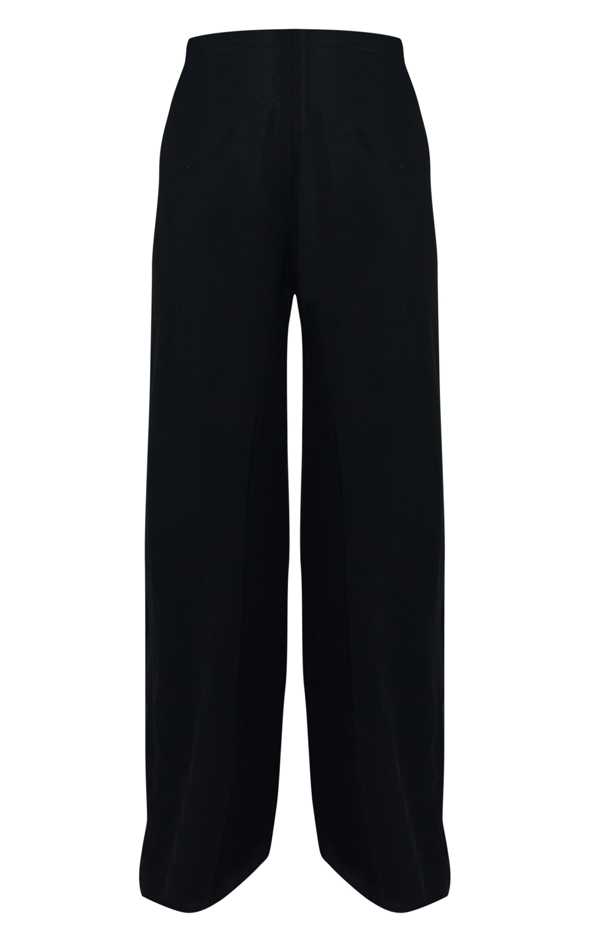 Black Chiffon Backless Bead Detail Floaty Jumpsuit image 5