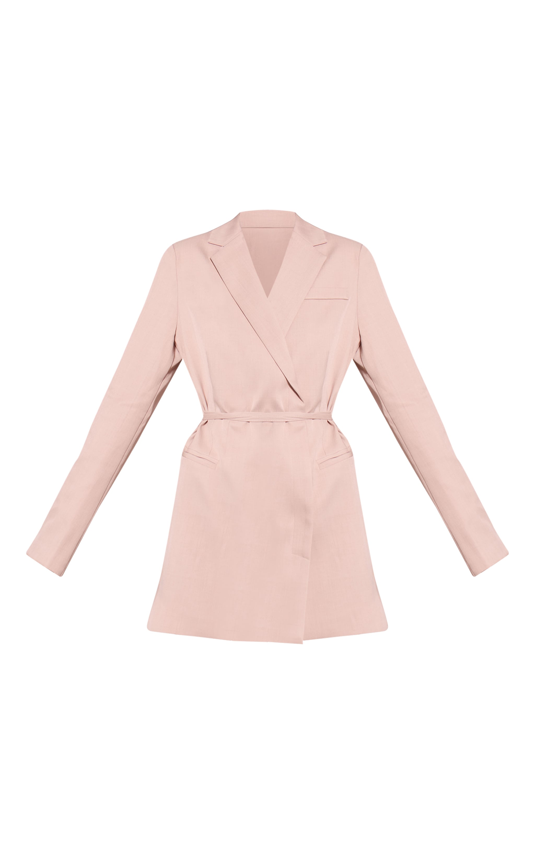 Stone Woven Tie Blazer Dress image 5
