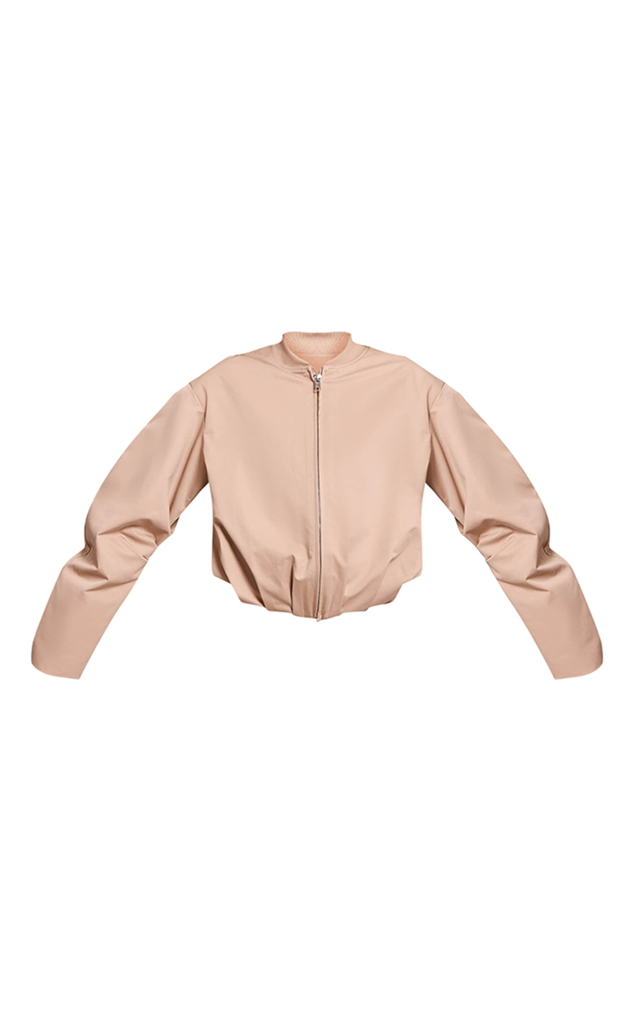 Stone Pleated Bomber Jacket image 5