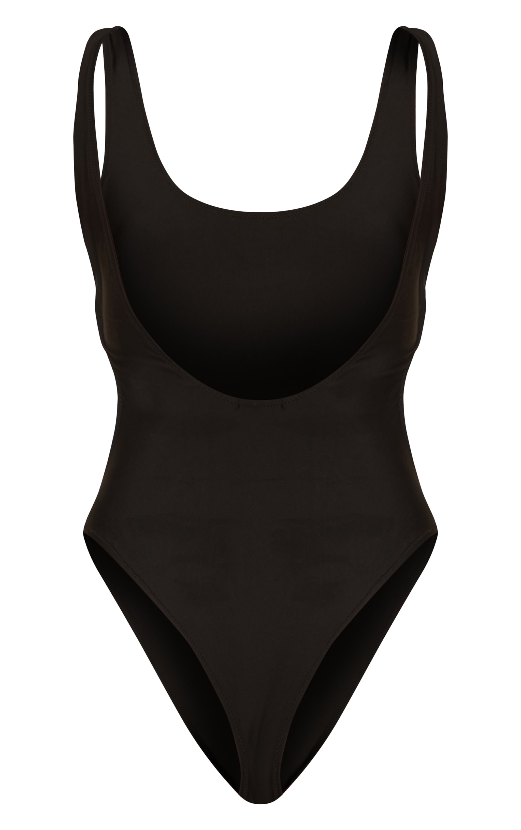 Black O Ring Cut Out Scoop Swimsuit image 5