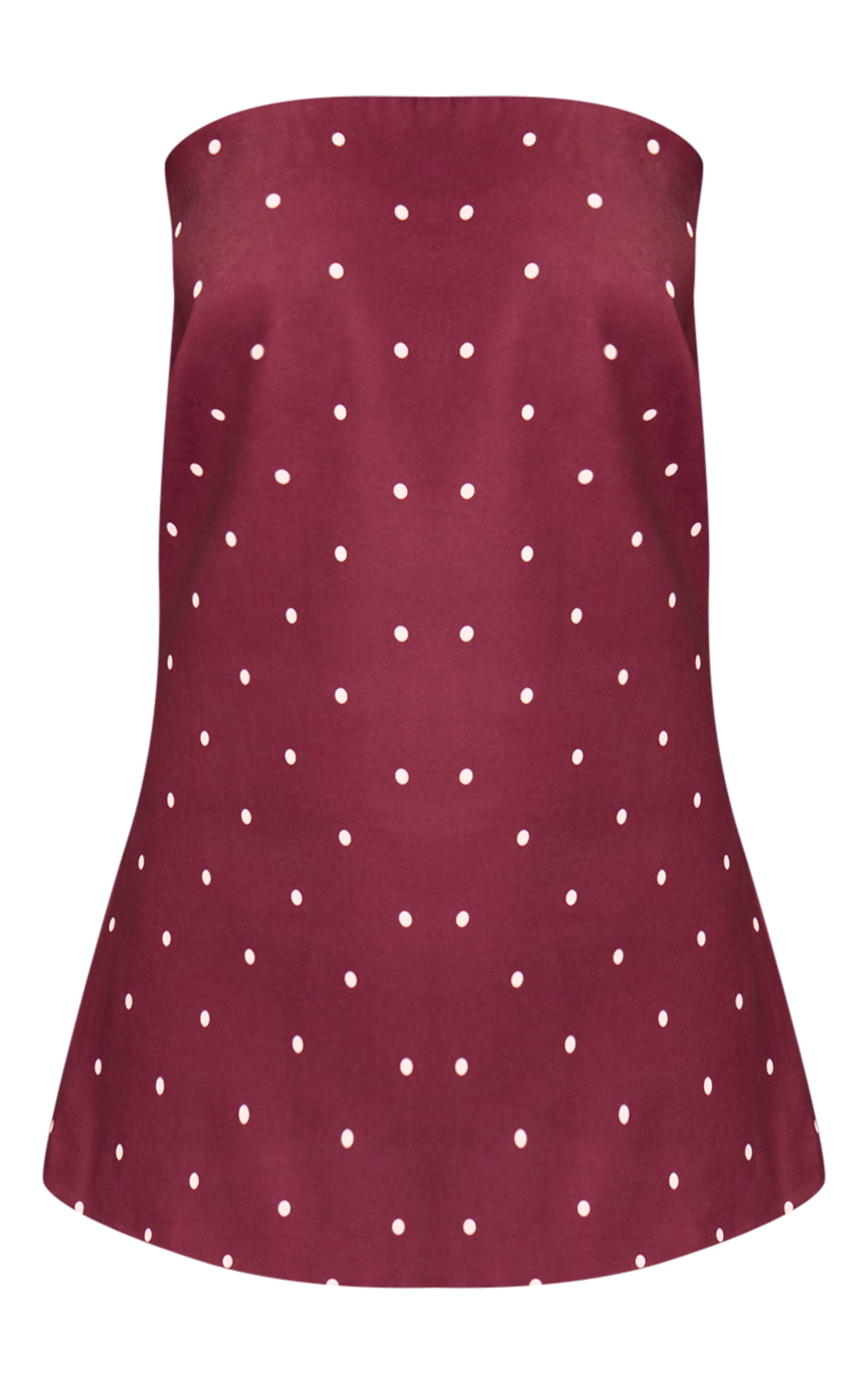 Brown Polka Dot Printed Shift Dress image 5