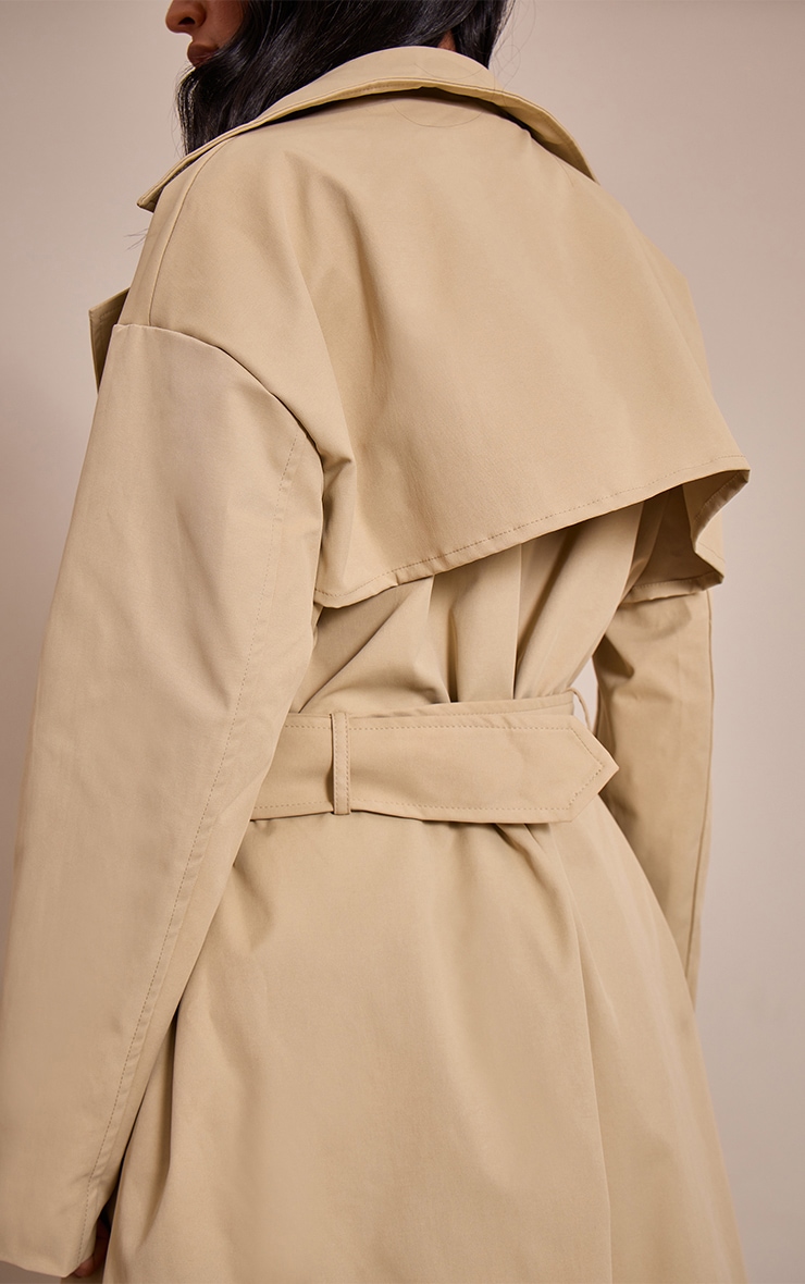 Tall Stone Tie Waist Trench Coat image 4