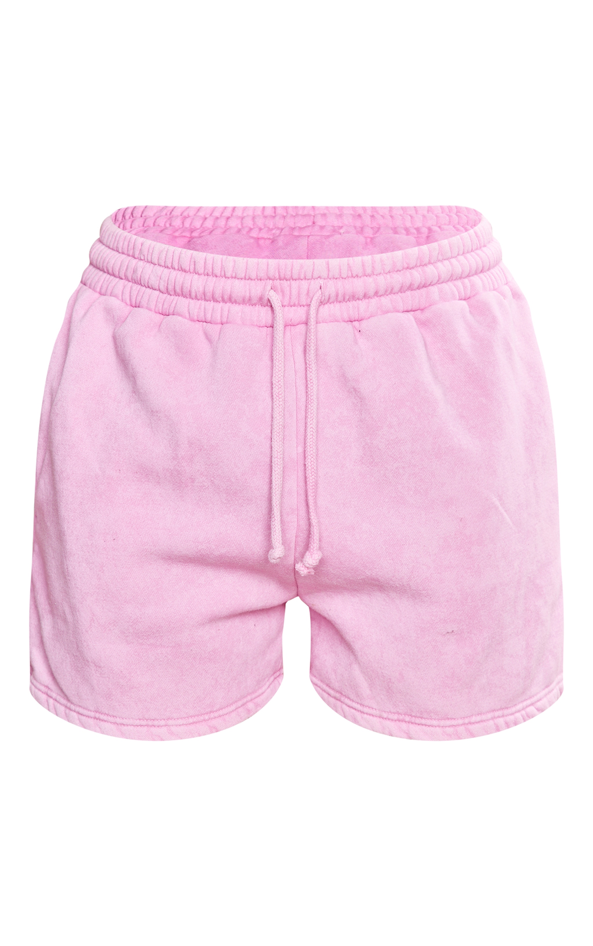 Washed Pink Drawstring Runner Shorts | Sweat | PrettyLittleThing KSA