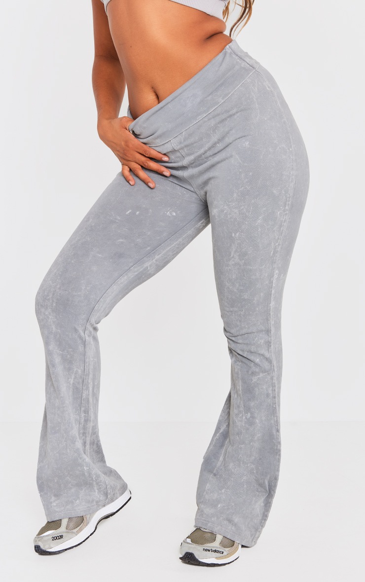 Grey flare sale pants