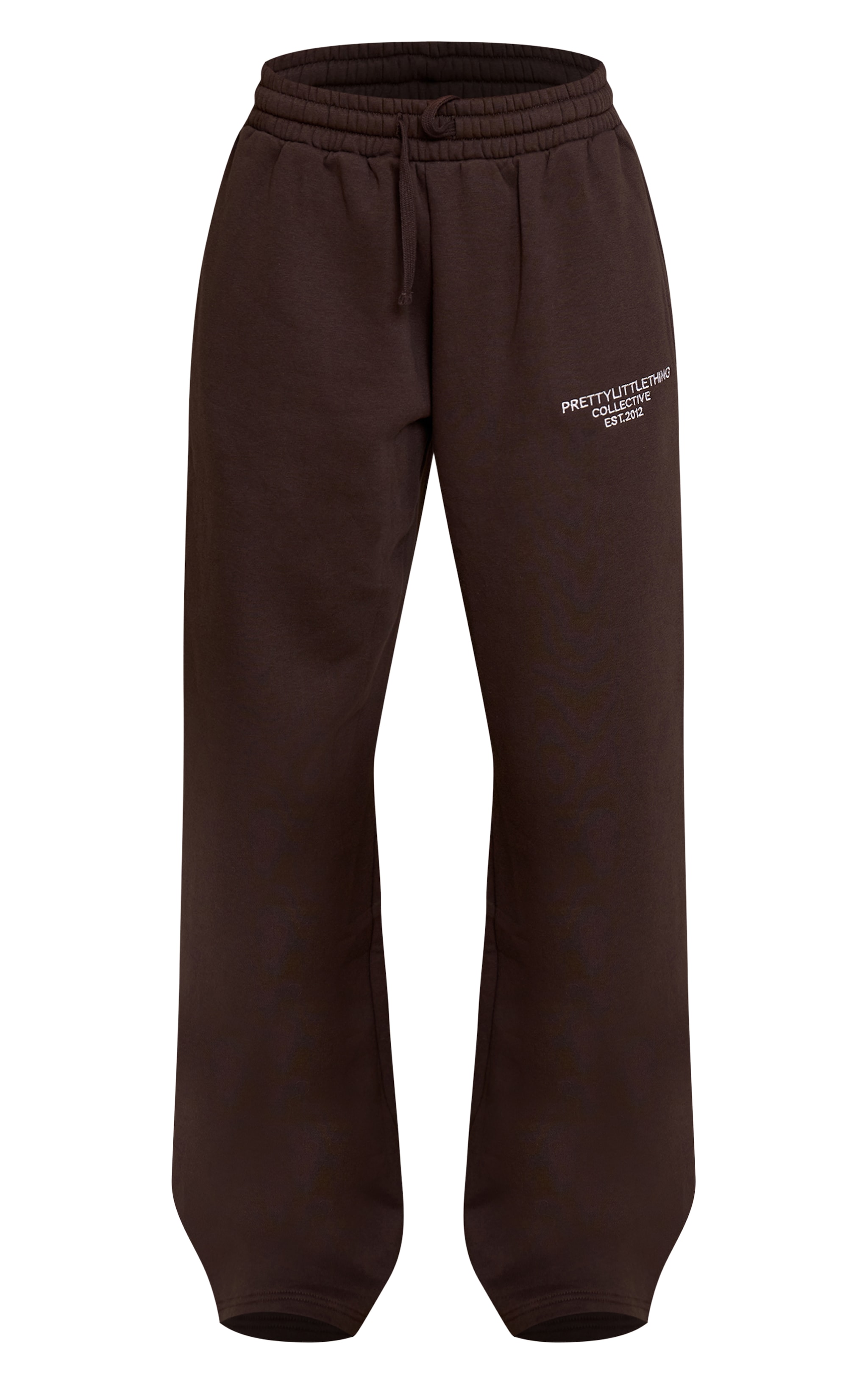 PRETTYLITTLETHING Espresso Print Wide Leg Joggers image 5