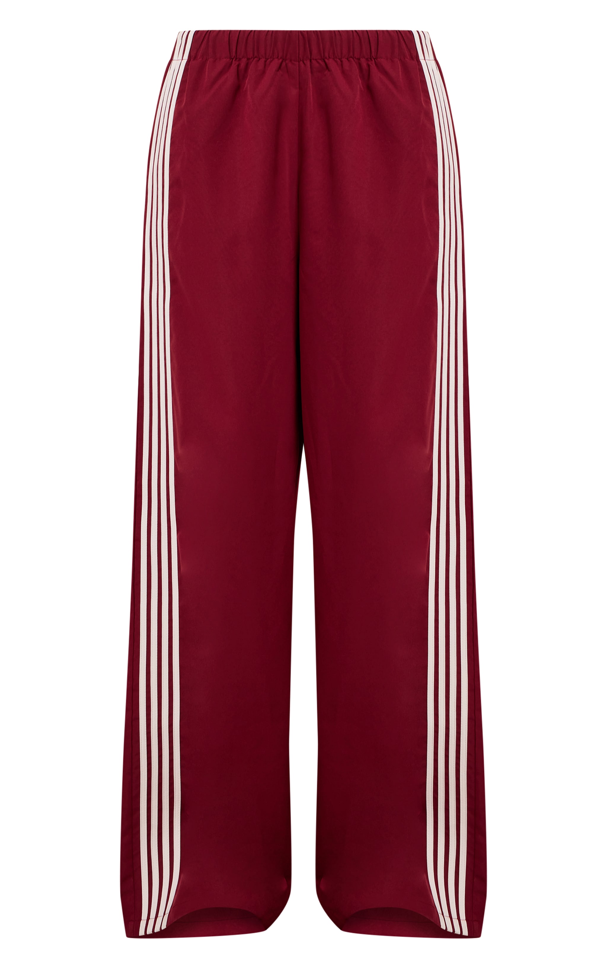 Plum Shell Side Stripe Detail Track Pants image 5
