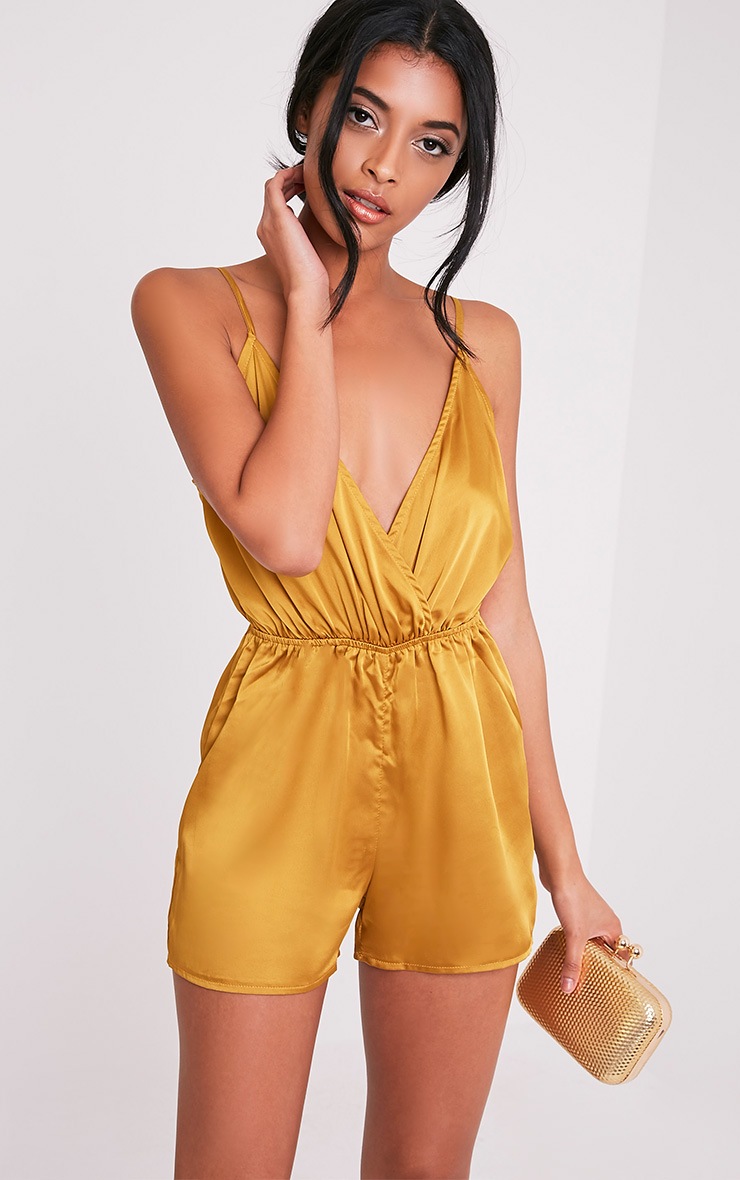 satin playsuits