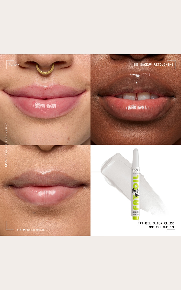 NYX PMU Baume à lèvre Fat Oil Slick Click Going Live image 3
