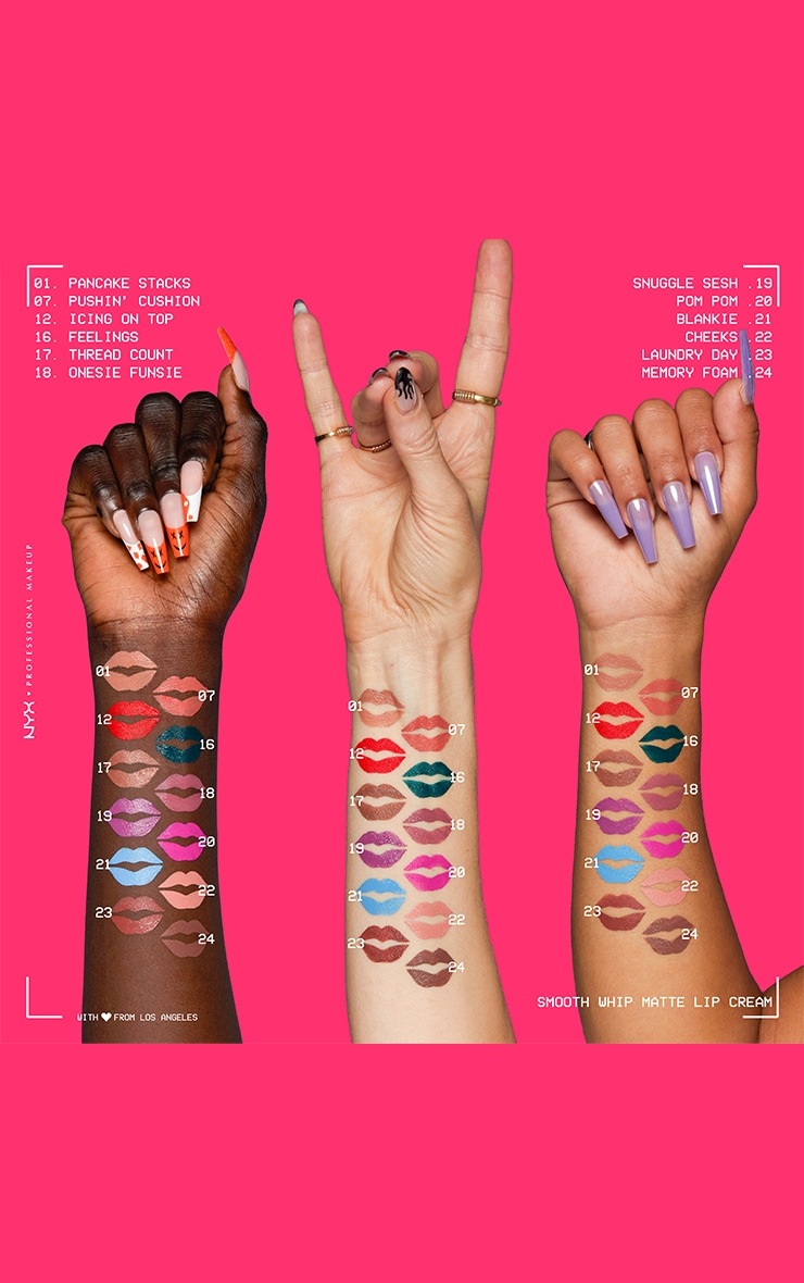 NYX PMU Smooth Whip Matte Lip Cream Teddy Fluff image 3
