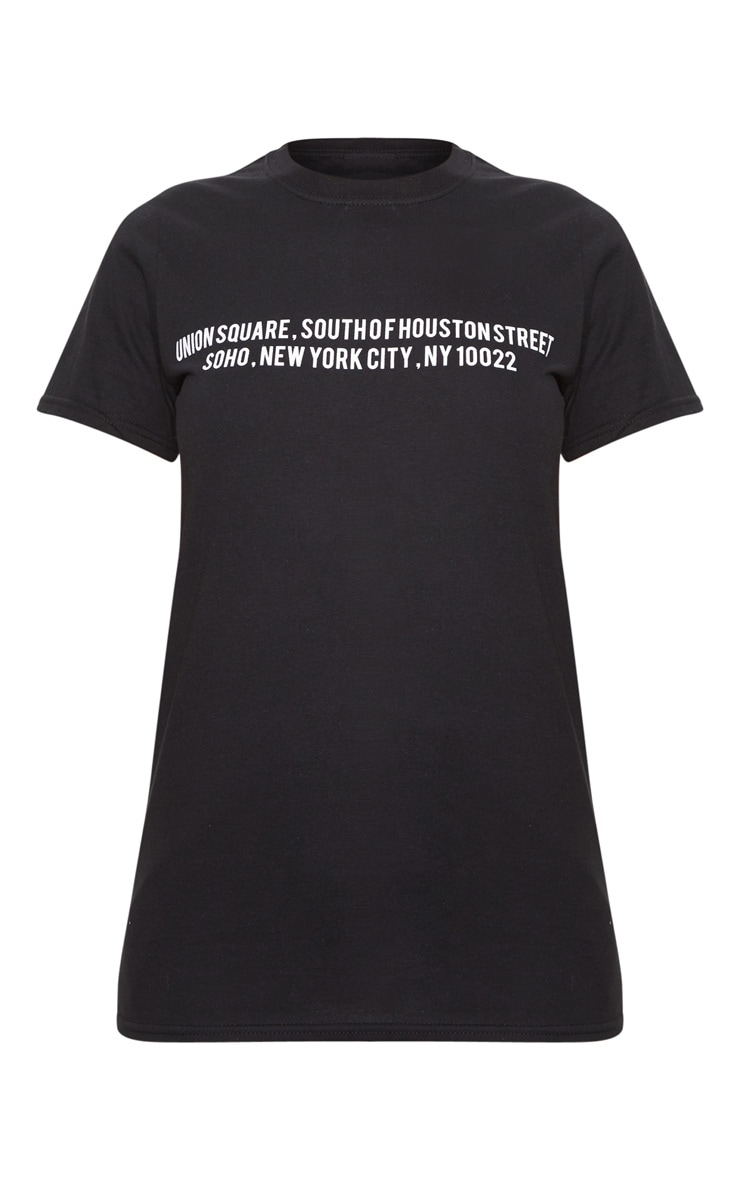 American Slogan Black T Shirt image 3