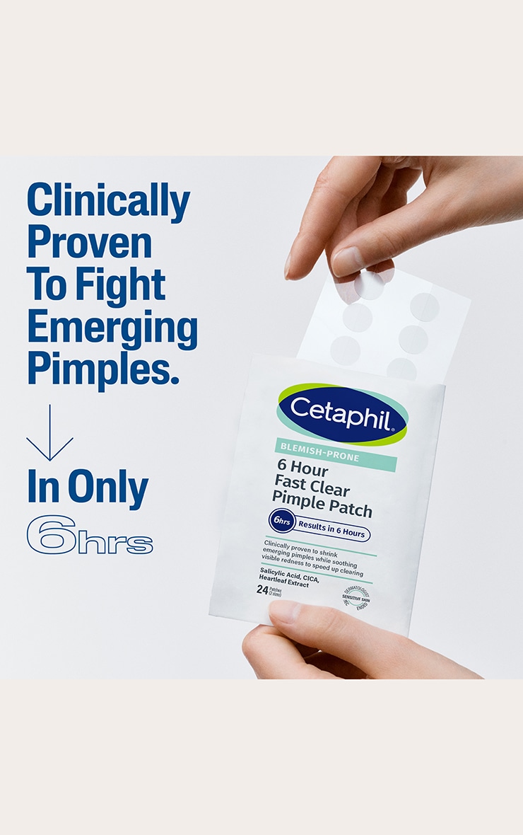 Cetaphil Gentle Clear Pimple Patches, 24 Fast Clear Spot Patches image 2
