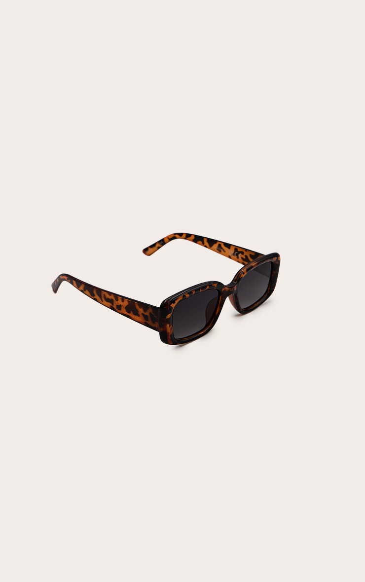 Tortoiseshell Square Sunglasses image 2