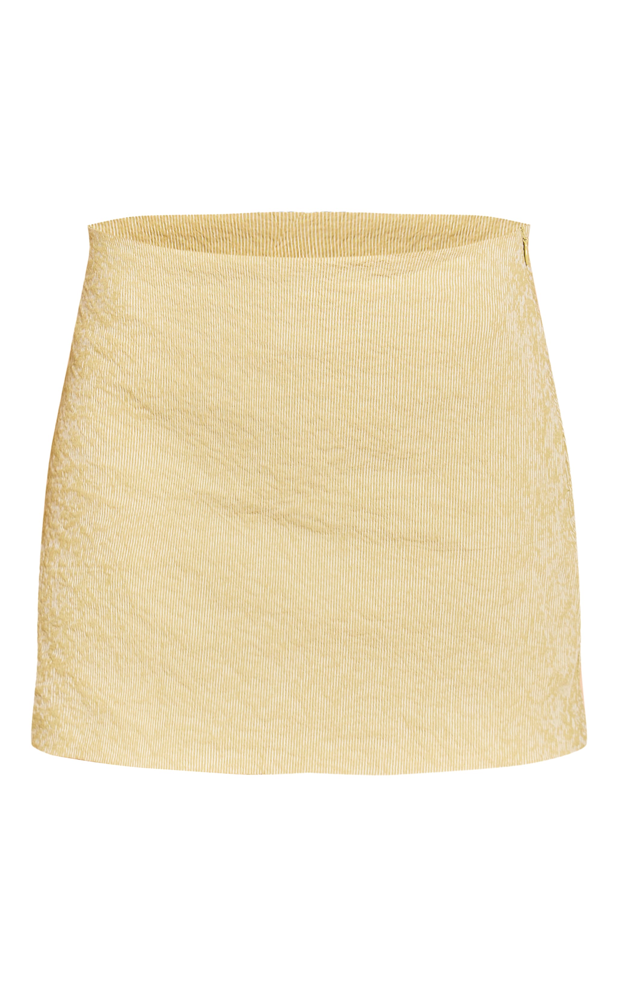 Sage Green Textured Mini Skirt image 6