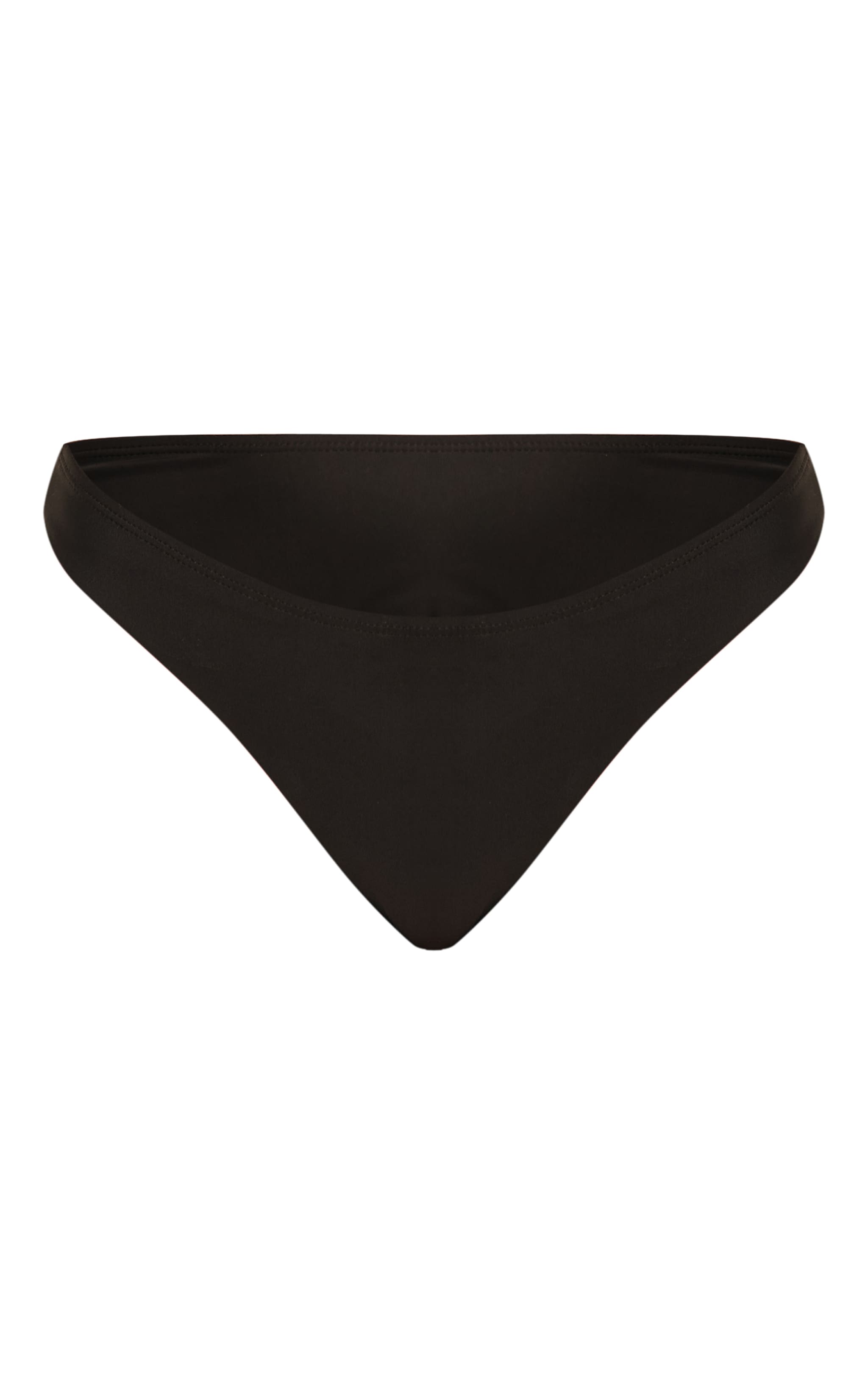 Black Boomerang Tanga Bikini Bottom image 5