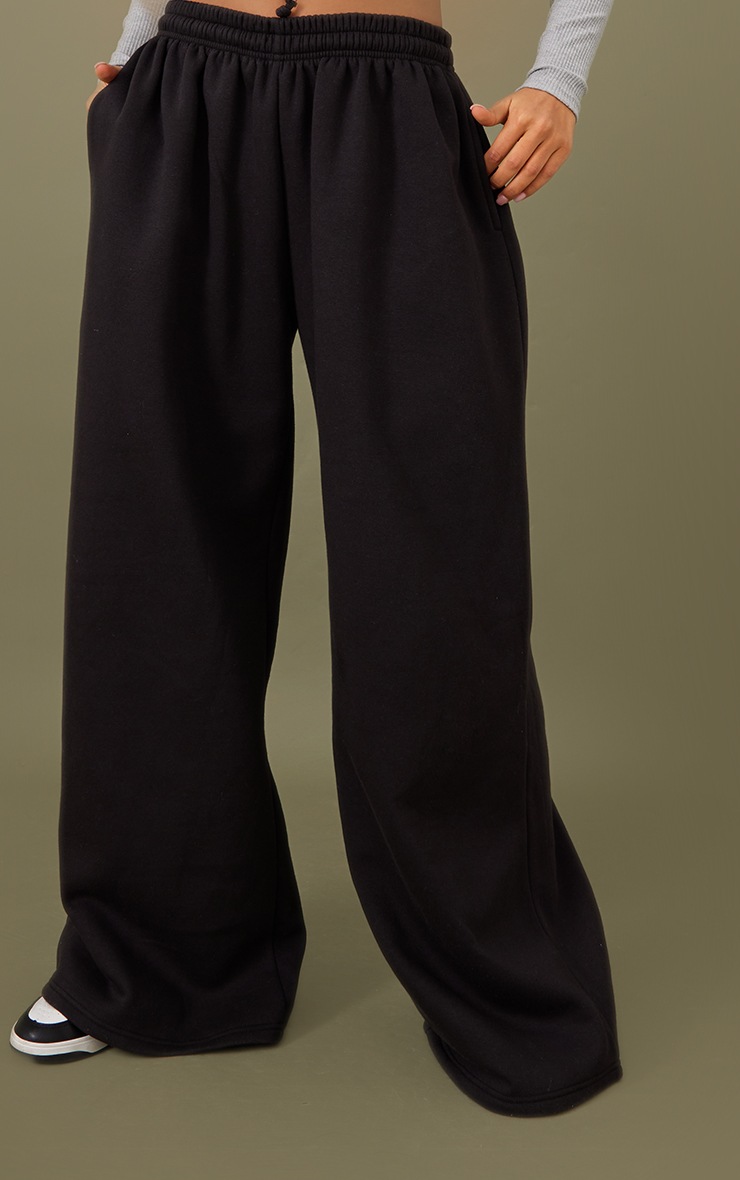 thumbnail image 2 of Women's Y2K Baggy Sweatpants - Wide Leg Joggers With Elastic Waist, Striped Design, Casual Lounge & Streetwear 2 of 4