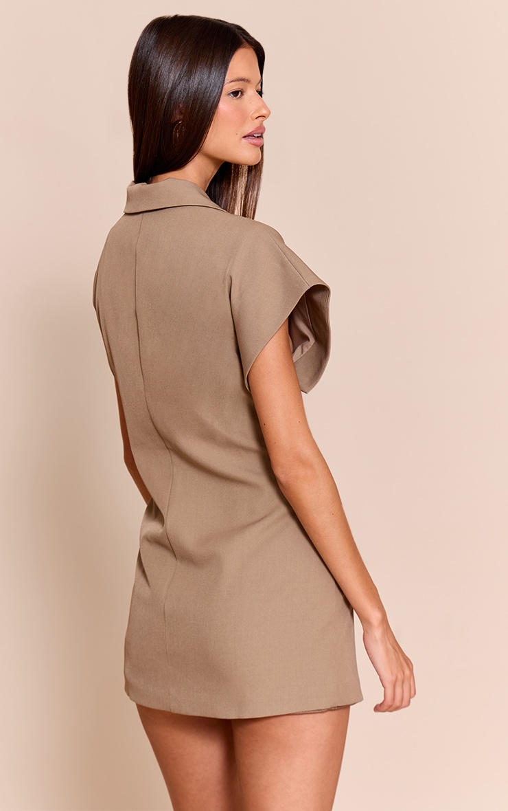 Mushroom Oversized Boxy Cap Sleeve Vest image 2
