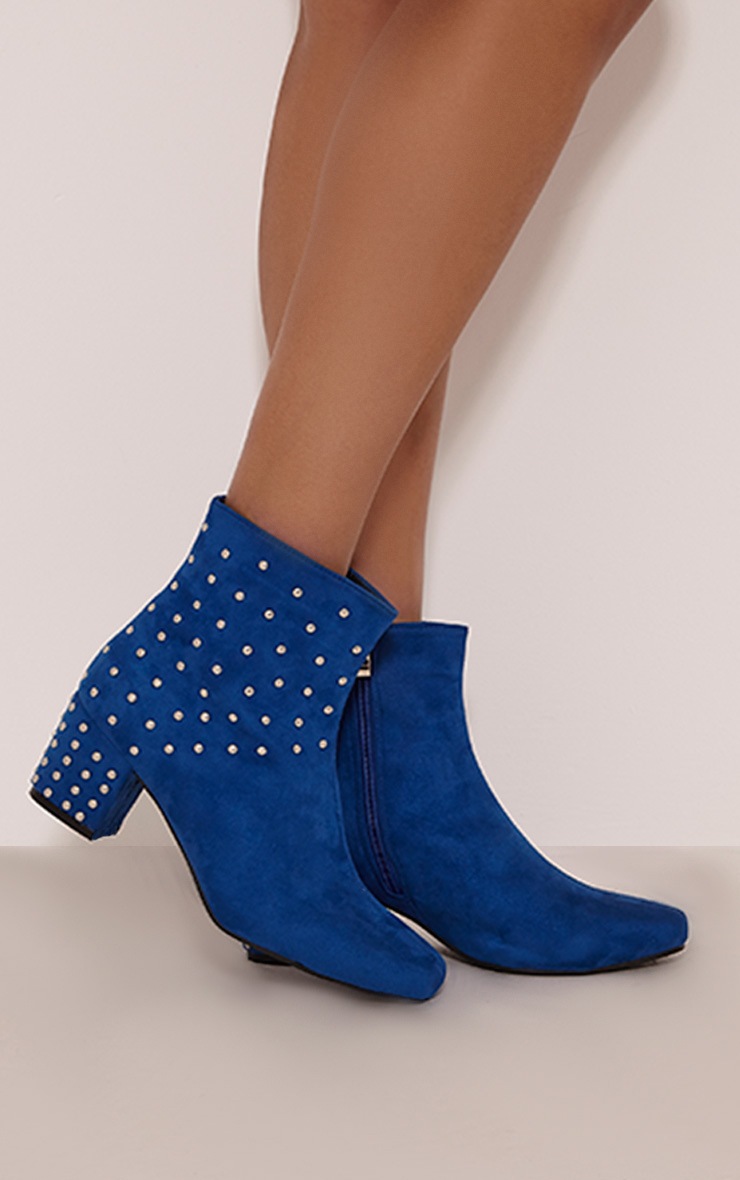 cobalt ankle boots