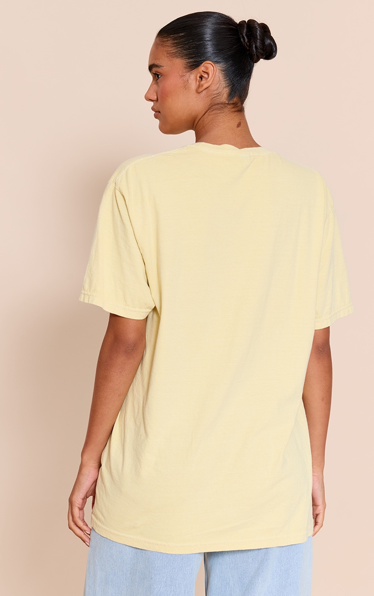 Lemon Majorca Shell Graphic Oversized T-shirt image 2